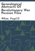 Genealogical_abstracts_of_Revolutionary_War_pension_files
