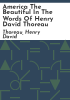 America_the_beautiful_in_the_words_of_Henry_David_Thoreau